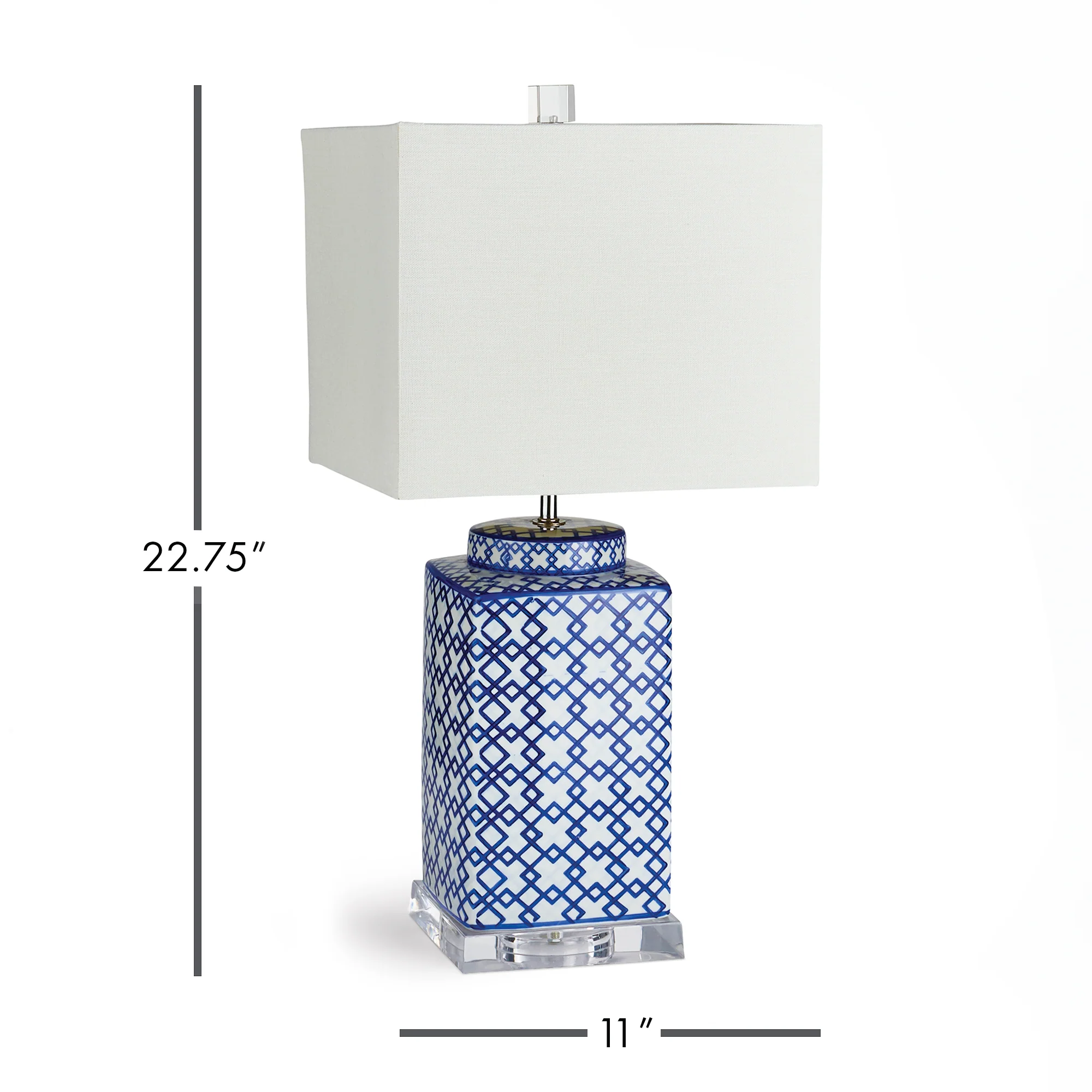 FRETWORK SQUARE LAMP LARGE - Image 3