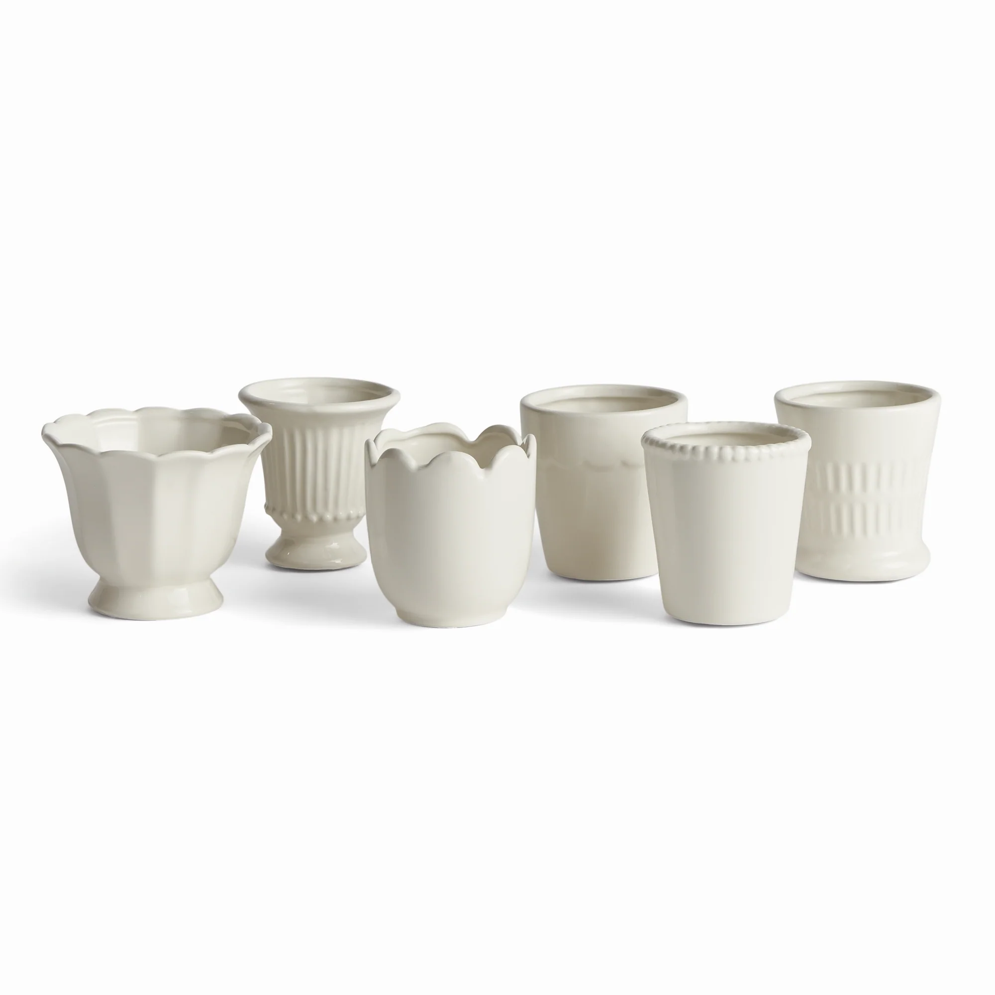 MIRABELLE MINI CACHEPOTS, SET OF 6