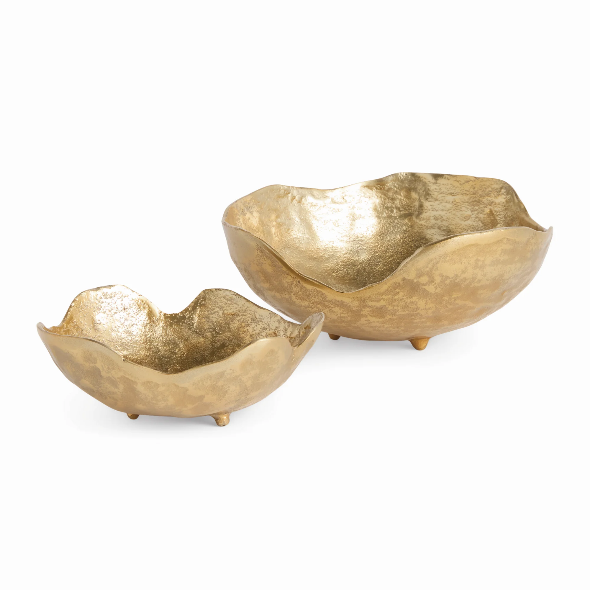 ROLAND ORGANIC DECORATIVE BOWLS, SET OF 2